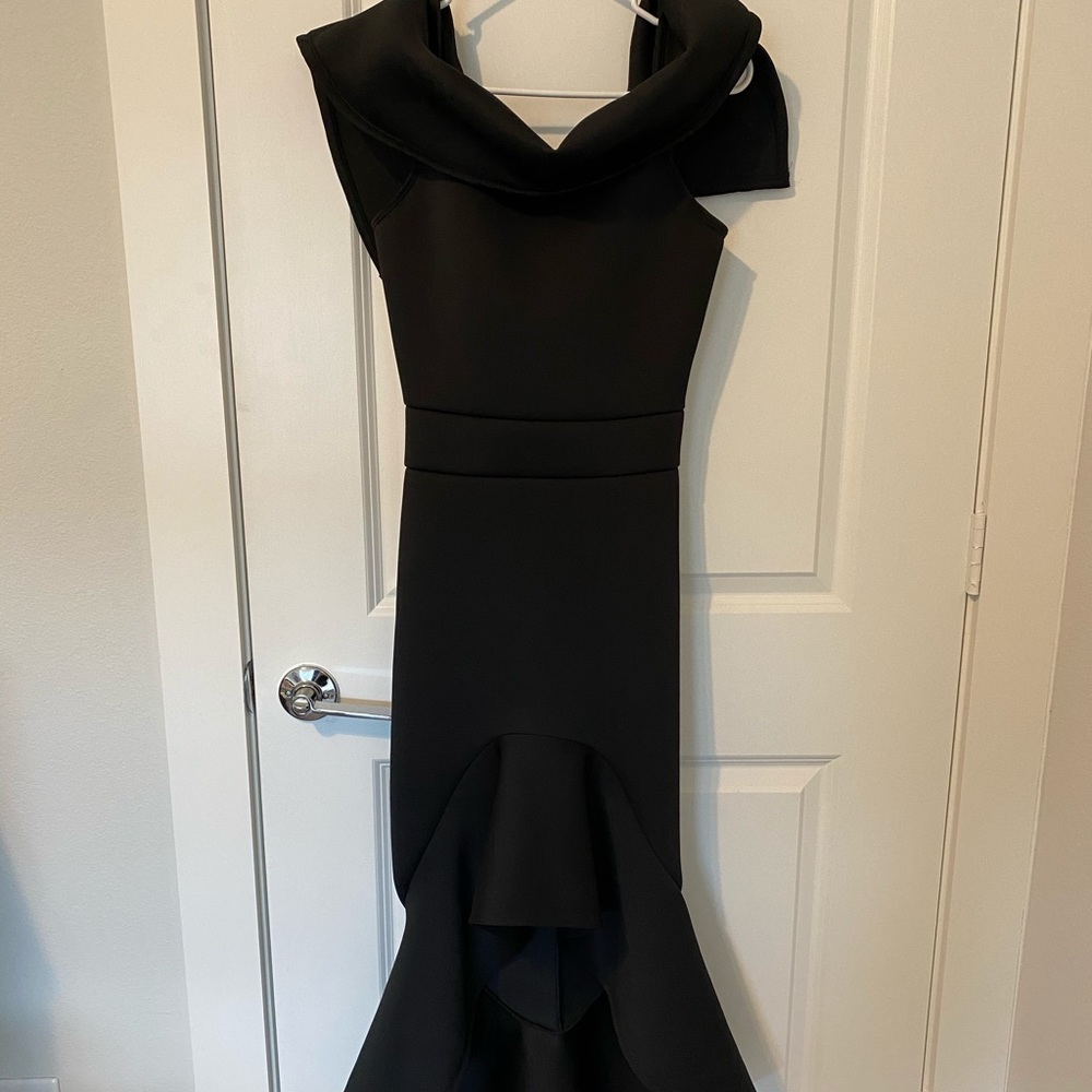 Black formal dress/black gown